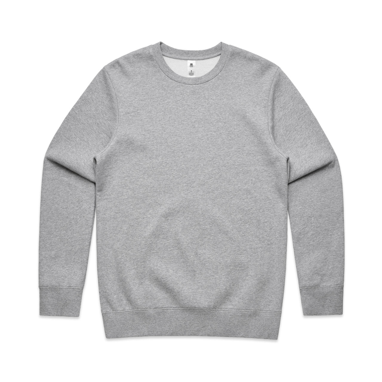 AS Colour Men's Premium Heavyweight Stencil Crewneck Sweatshirt - Sustainable Recycled Fleece