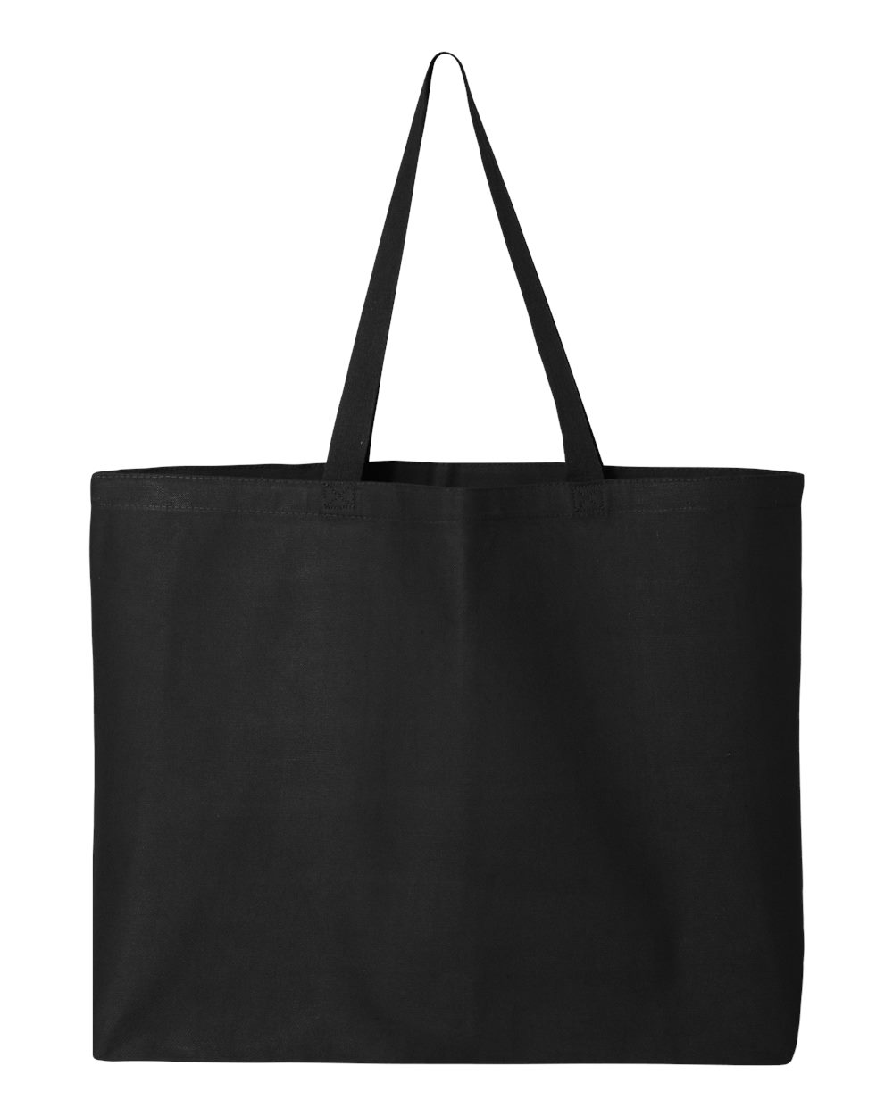 Q-Tees 25L Jumbo Canvas Tote Bag with Gusseted Base