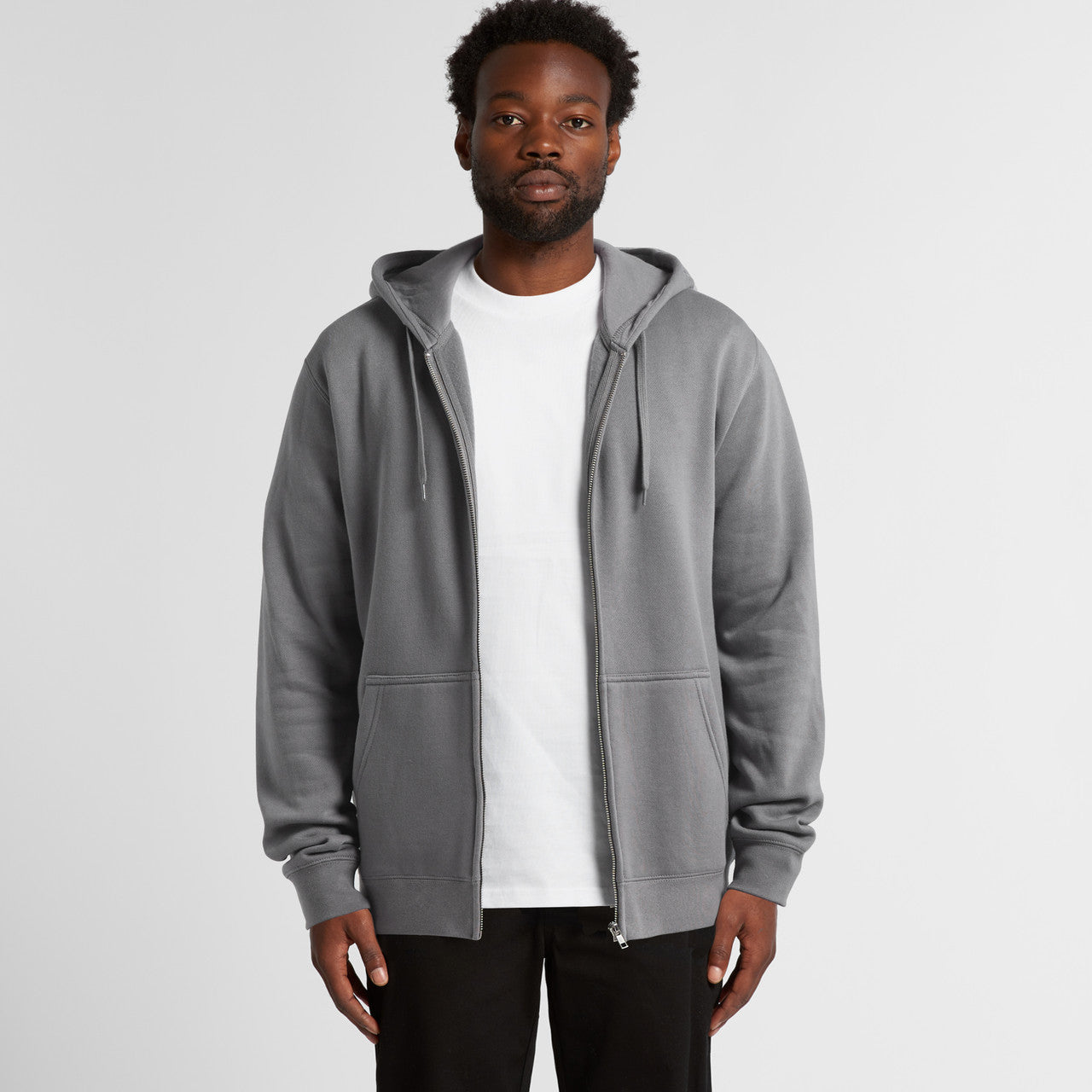 AS Colour Men's Mid-Weight Stencil Full-Zip Fleece Hoodie