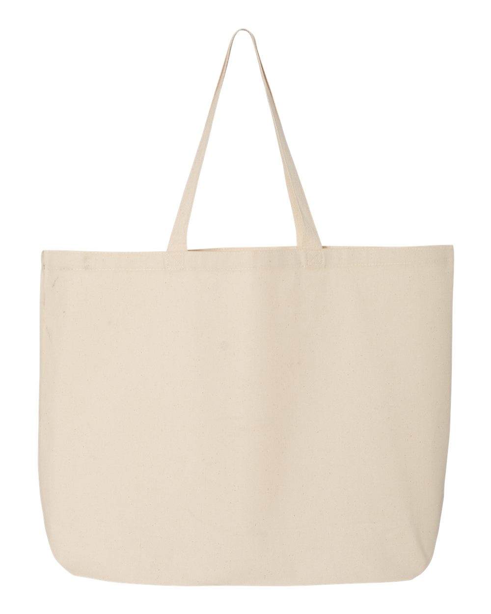 Q-Tees 25L Jumbo Canvas Tote Bag with Gusseted Base