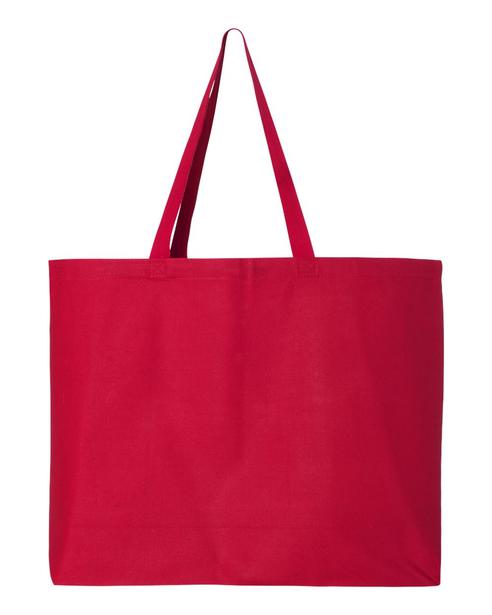 Q-Tees 25L Jumbo Canvas Tote Bag with Gusseted Base