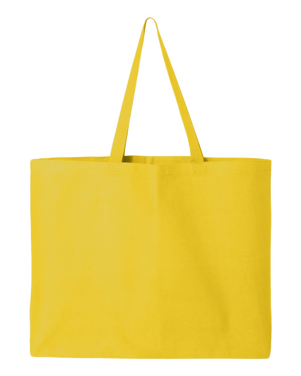 Q-Tees 25L Jumbo Canvas Tote Bag with Gusseted Base