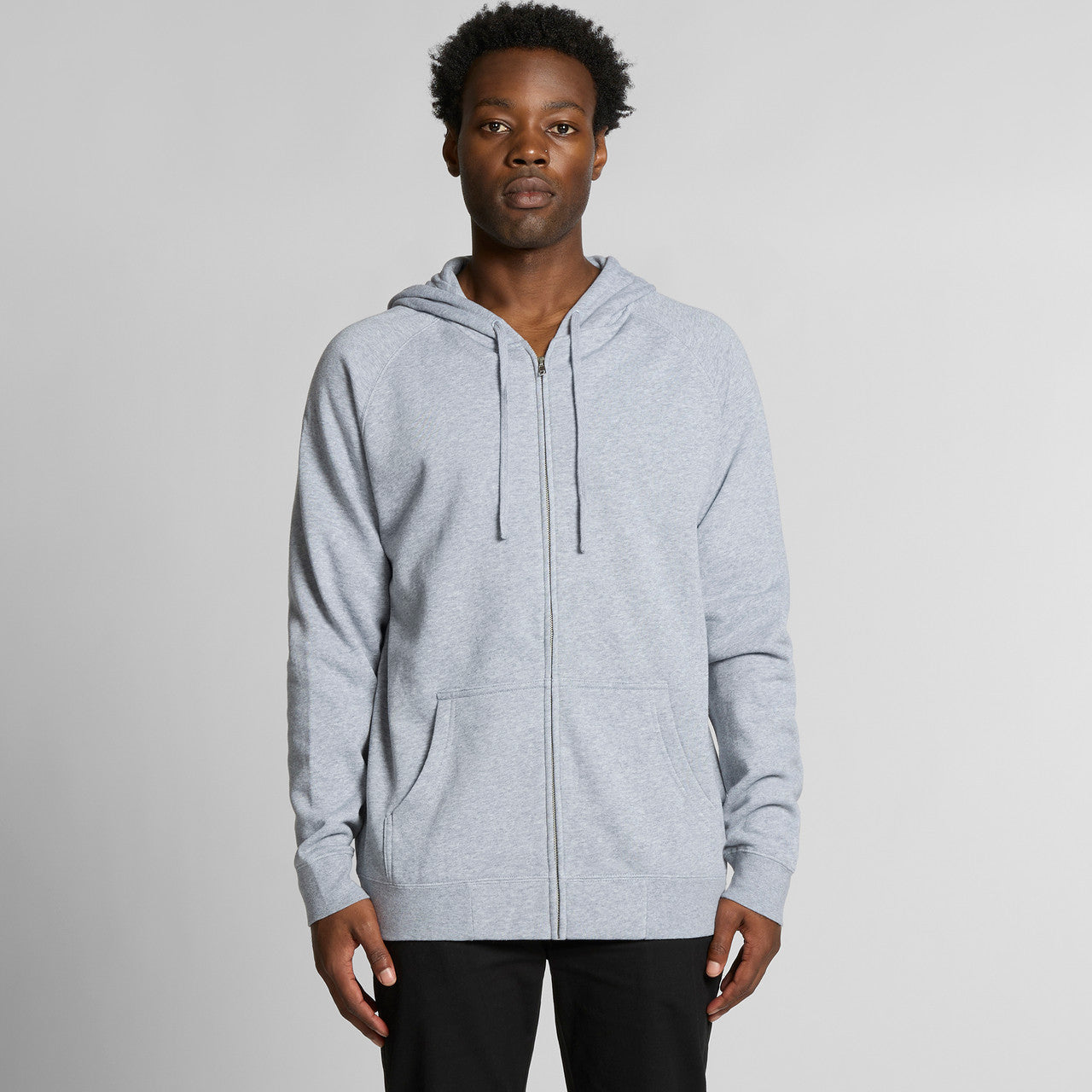 AS Colour Men's Supply Zip Hood: Premium Cotton Blend, Cozy Full Zip Hoodie