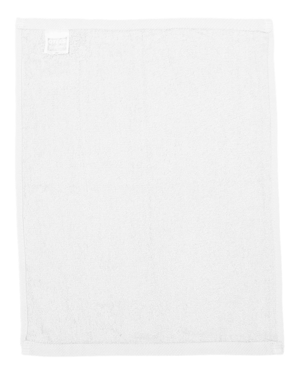 Q-Tees Hemmed Fingertip Velour-Terry Cotton Towel 11 x 18 Inch