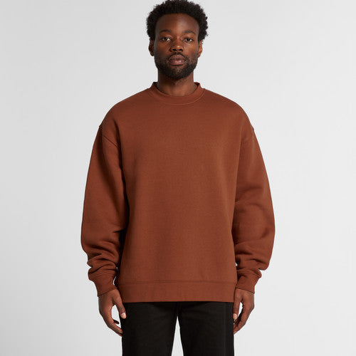 Men's Relaxed Fit Mid-Weight Fleece Crewneck Sweatshirt - Durable Comfort
