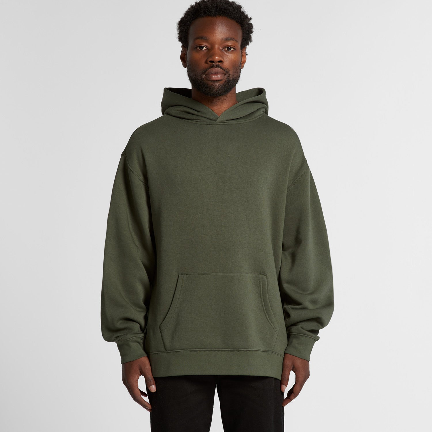 Men's Relaxed Fit Midweight Pullover Fleece Hoodie with Kangaroo Pocket