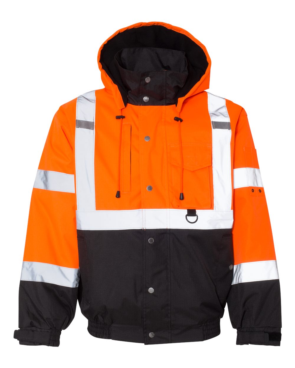 Kishigo Unisex Waterproof Ripstop Bomber Jacket with Fleece Lining