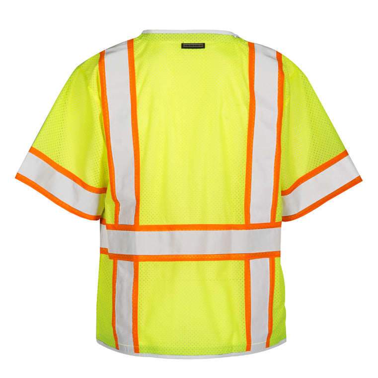 Kishigo Unisex Premium Brilliant Series Heavy‑Duty Class 3 Reflective Vest