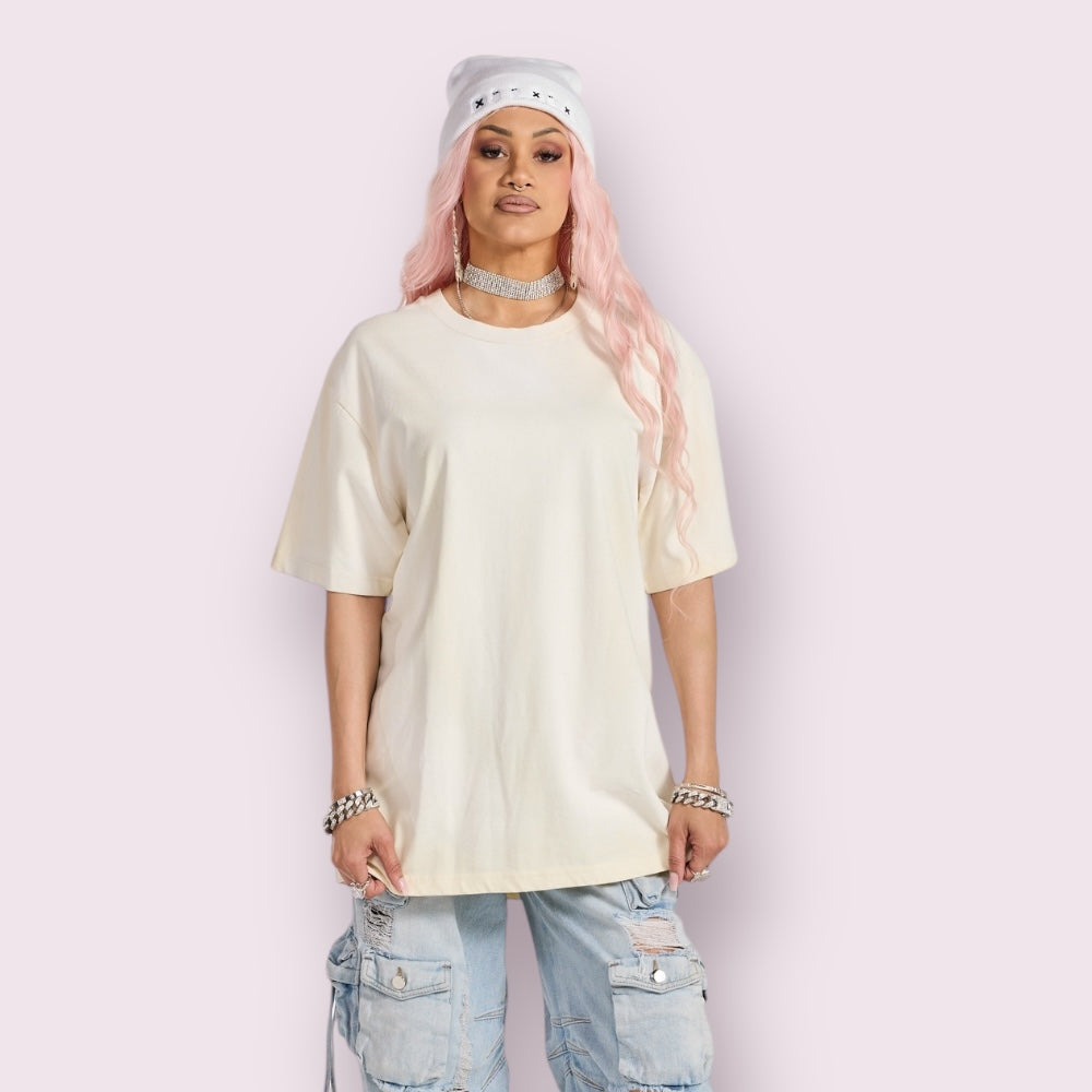 Luxe TS9000TA 100% Combed Cotton Tee with Bio-Polish Finish