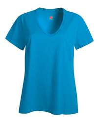 Hanes Women's Perfect-T V-Neck T-Shirt: Soft Ring-Spun Cotton, Feminine Fit