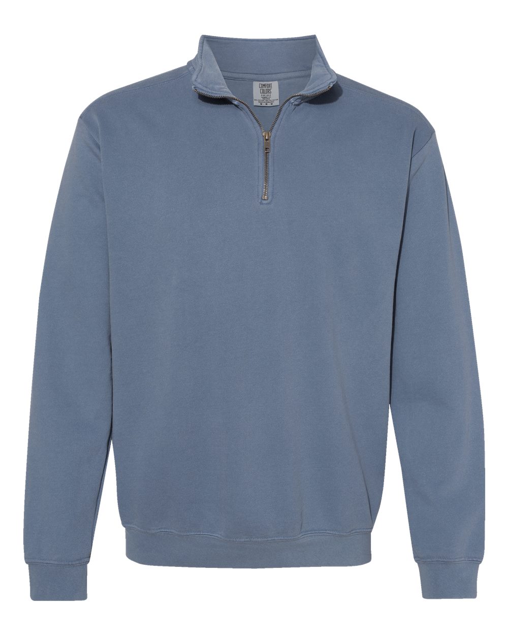 Comfort Colors Unisex Garment-Dyed Quarter-Zip Sweatshirt Soft Cotton Fleece