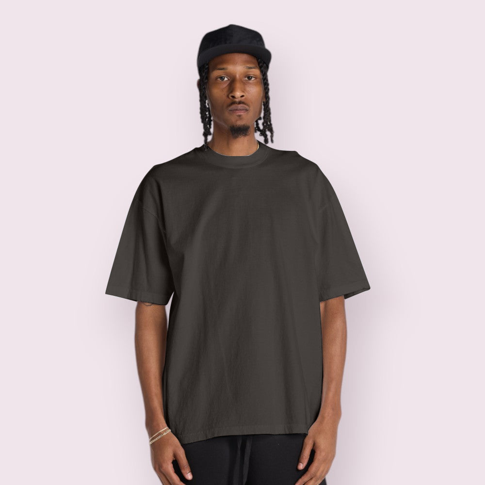 Oversized 100% Combed Cotton Triple Bio-Polish Wash Graphic Tee