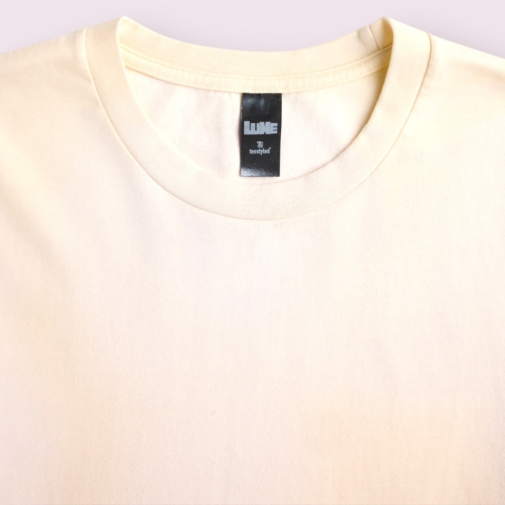 Luxe TS9000TA 100% Combed Cotton Tee with Bio-Polish Finish