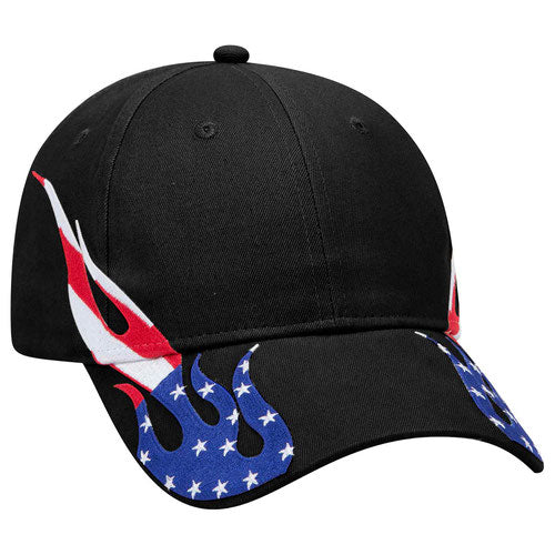 OTTO 6-Panel Low Profile Baseball Cap Cotton Twill Adjustable Closure