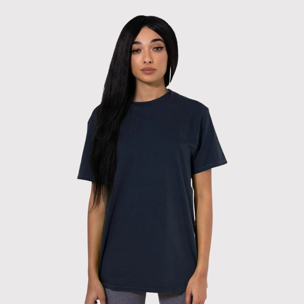 TS4300 Combed Ring-Spun Unisex Lightweight 4.3oz Tee Black White