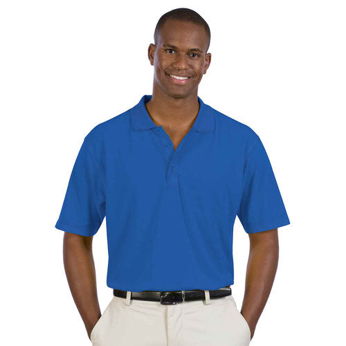 Men's Breathable Moisture-Wicking Lightweight Performance Polo Sport Shirt UV-Protection