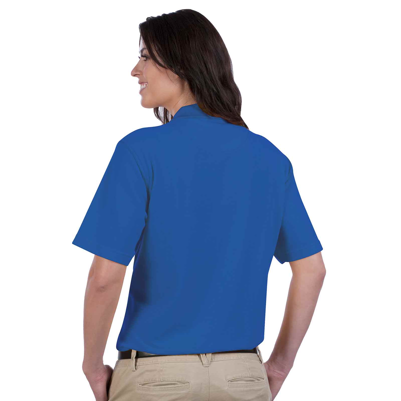 OTTO Ladies' Comfortable Sport Polo Shirt Cotton-Blend Pique Knit