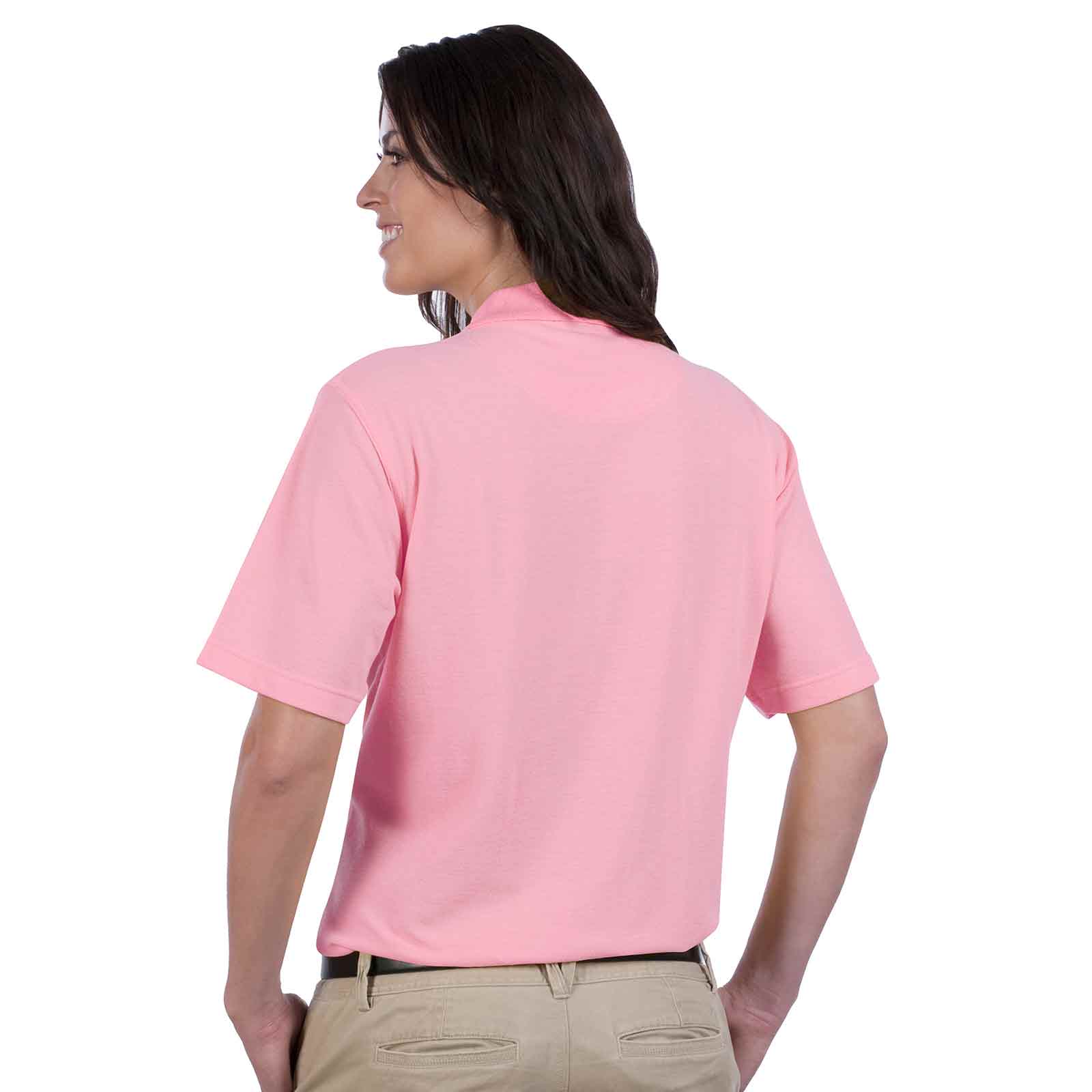 OTTO Ladies' Comfortable Sport Polo Shirt Cotton-Blend Pique Knit