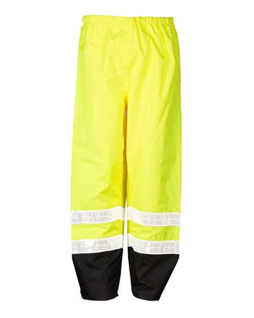 Kishigo Unisex Storm Stopper Pro Rainwear Pants – Lime and Orange