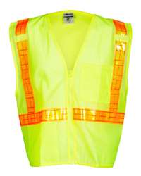 Kishigo Unisex High-Performance Surveyors Vest with Reflective Mesh
