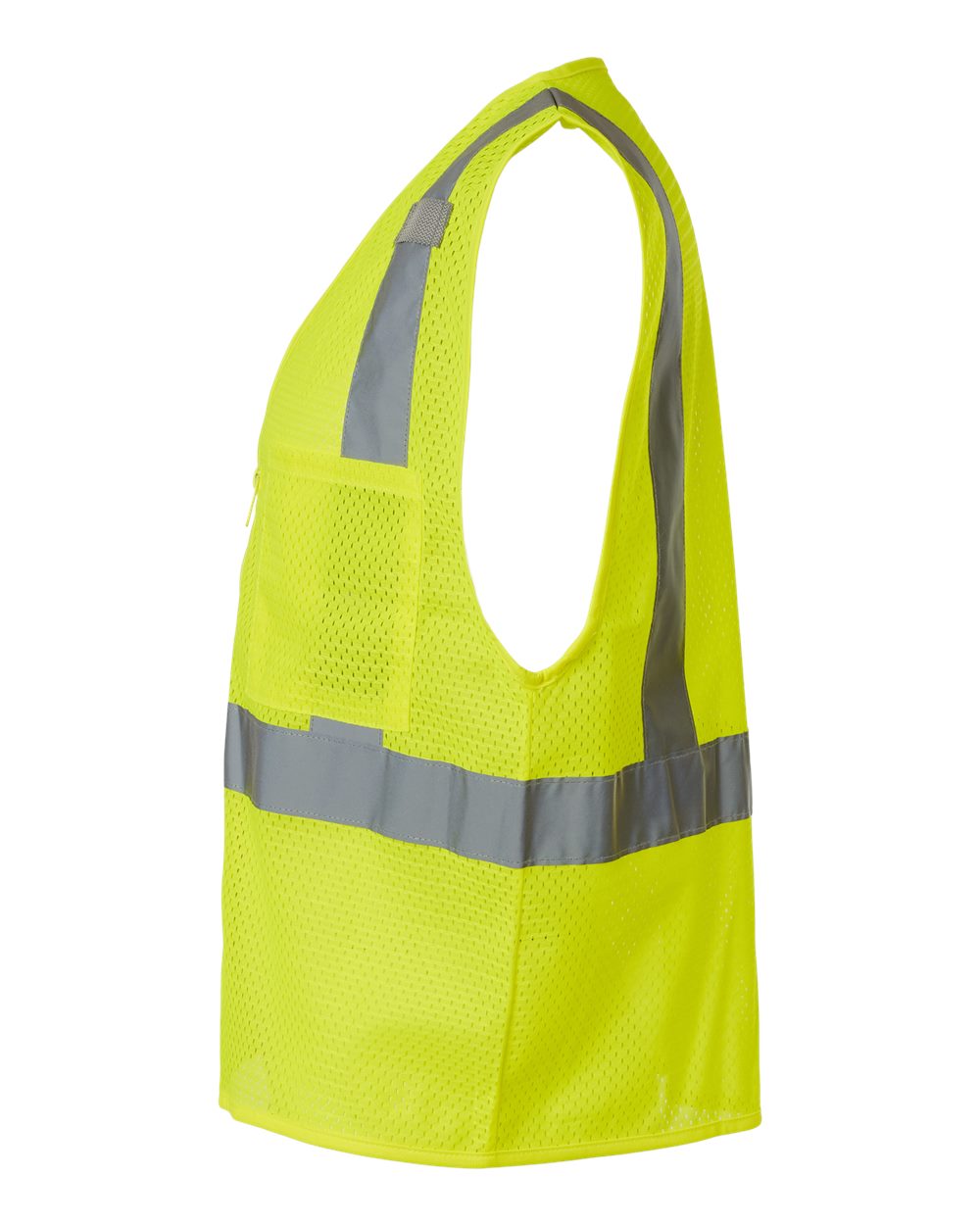 Kishigo Unisex Single Pocket Zipper Mesh Reflective Vest