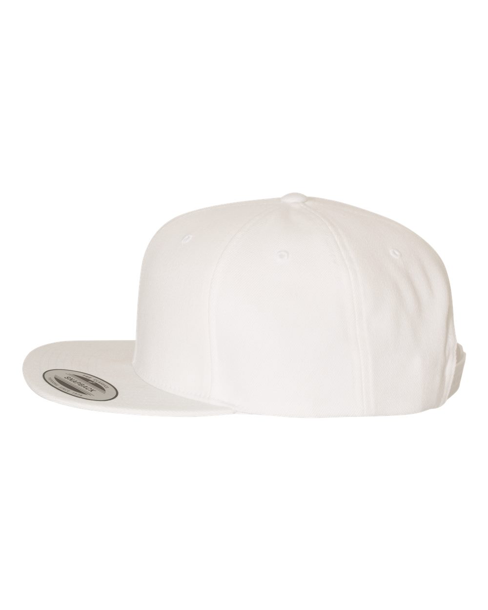 YP Classics Premium Flat Bill Snapback Cap Adjustable Six‑Panel Hat