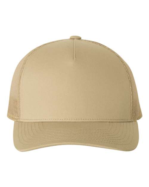 YP Classics Five-Panel Retro Trucker Cap – Structured Polyester Cotton Snapback