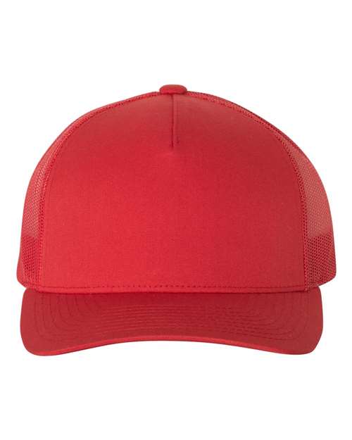 YP Classics Five-Panel Retro Trucker Cap – Structured Polyester Cotton Snapback