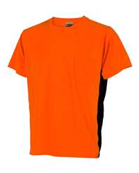 Kishigo Unisex Premium Black Series High-Visibility Long Sleeve Safety T-Shirt, Class 3
