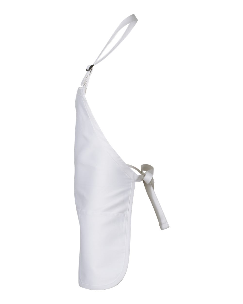 Full-Length Cotton-Poly Apron with Adjustable Neck Strap and Pouch Pocket