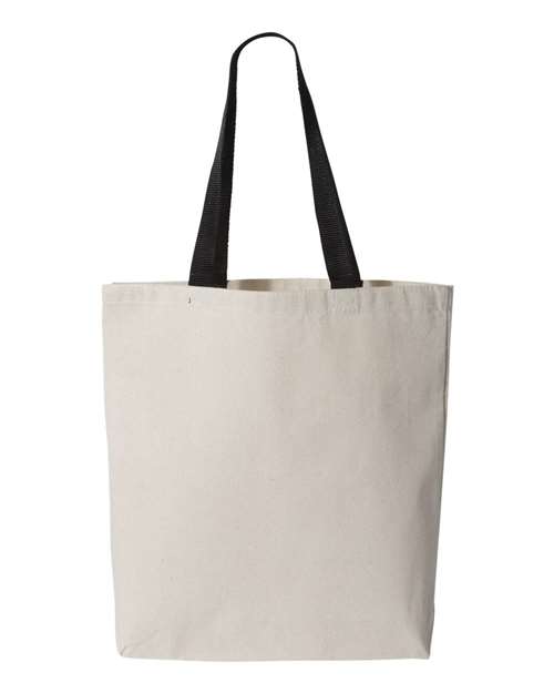 11L Heavy Canvas Tote Bag with Contrast Nylon Handles