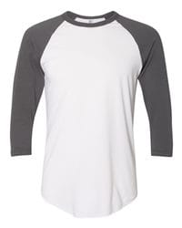 Next Level Unisex Triblend Three-Quarter Raglan T-Shirt Soft Cotton Blend