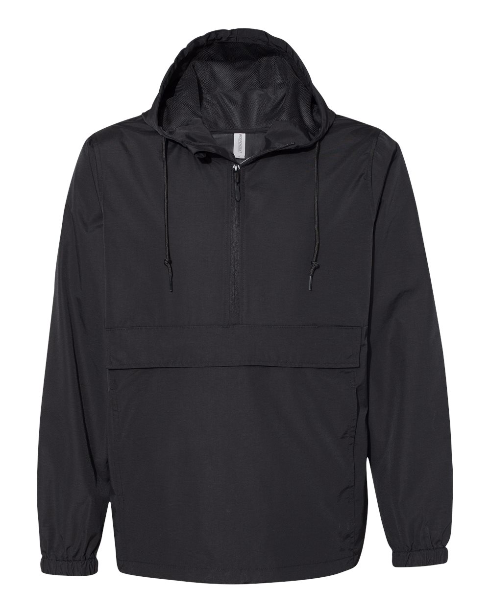 Independent Trading Co. Men's Waterproof Nylon Anorak Jacket with Hood
