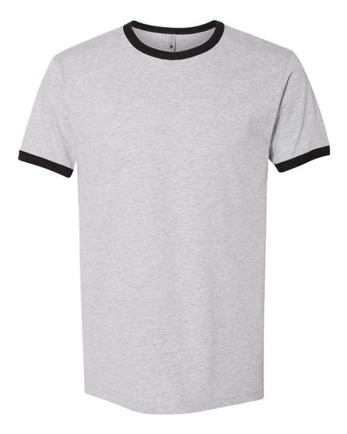 Premium Next Level Unisex Cotton Ringer T-Shirt with Contrast Trim