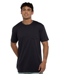 Next Level Unisex Cotton Pocket T-Shirt with Left Chest Pocket
