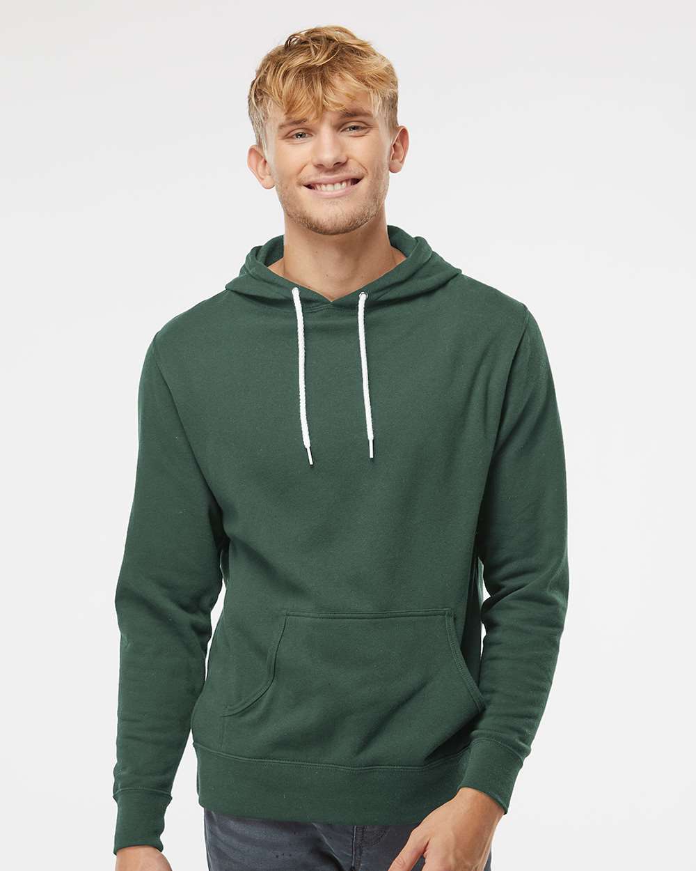 Independent Trading Co. Unisex Lightweight Slim Fit Hooded Sweatshirt