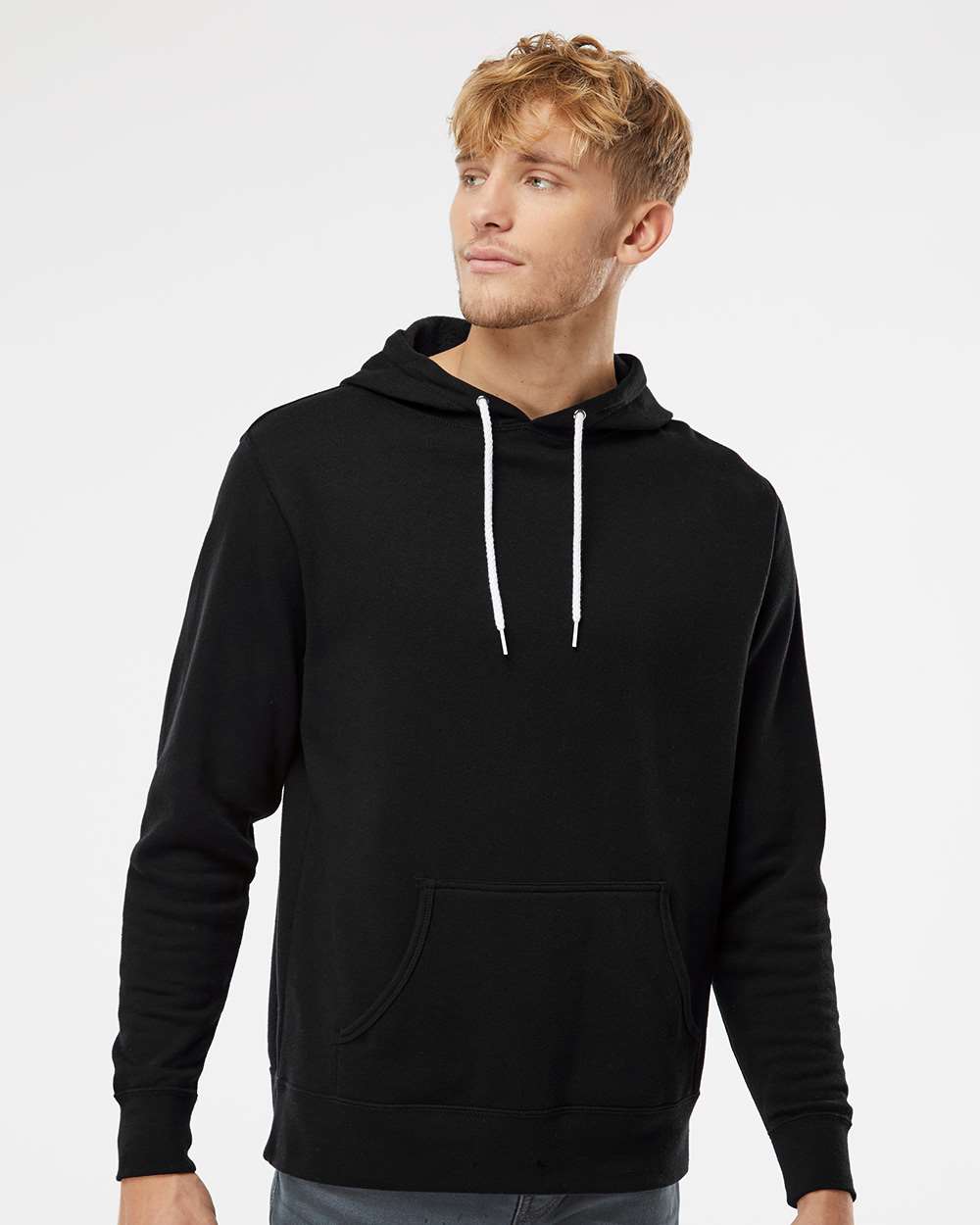 Independent Trading Co. Unisex Lightweight Slim Fit Hooded Sweatshirt