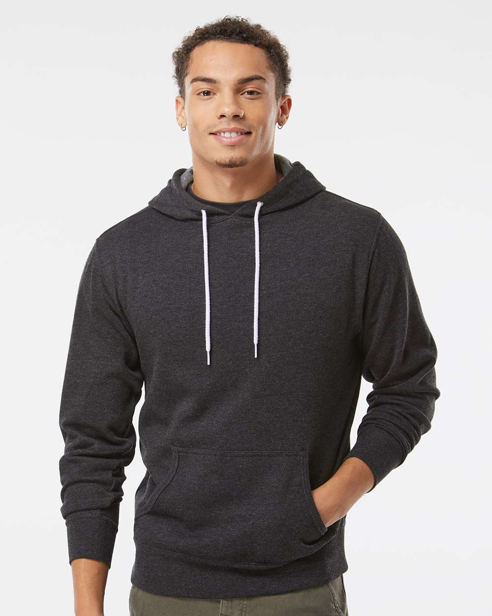 Independent Trading Co. Unisex Lightweight Slim Fit Hooded Sweatshirt