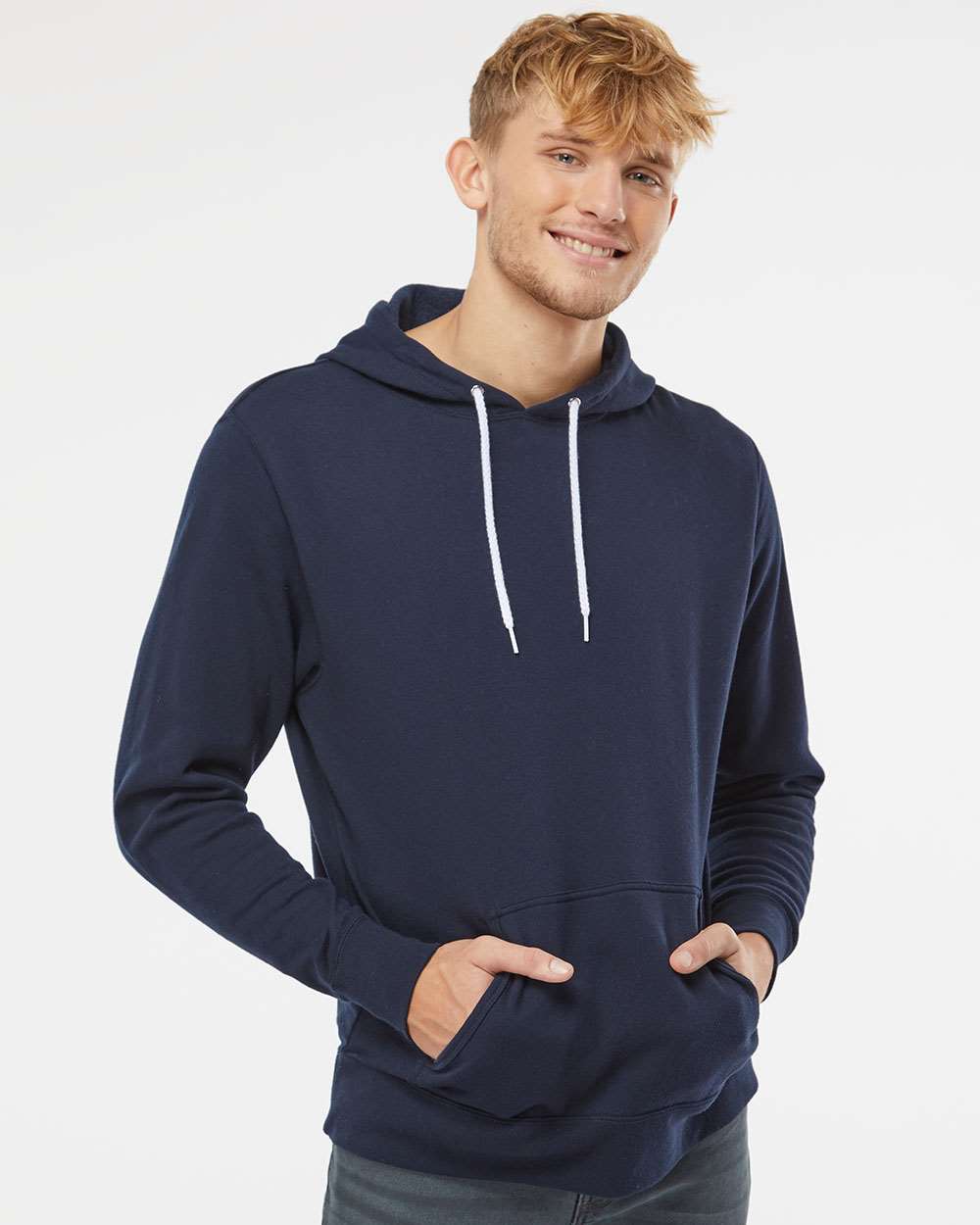 Independent Trading Co. Unisex Lightweight Slim Fit Hooded Sweatshirt