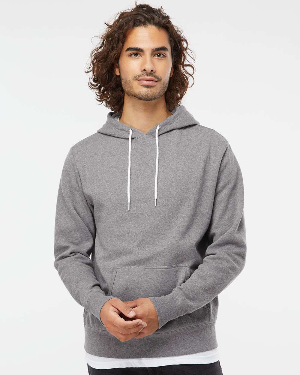 Independent Trading Co. Unisex Lightweight Slim Fit Hooded Sweatshirt