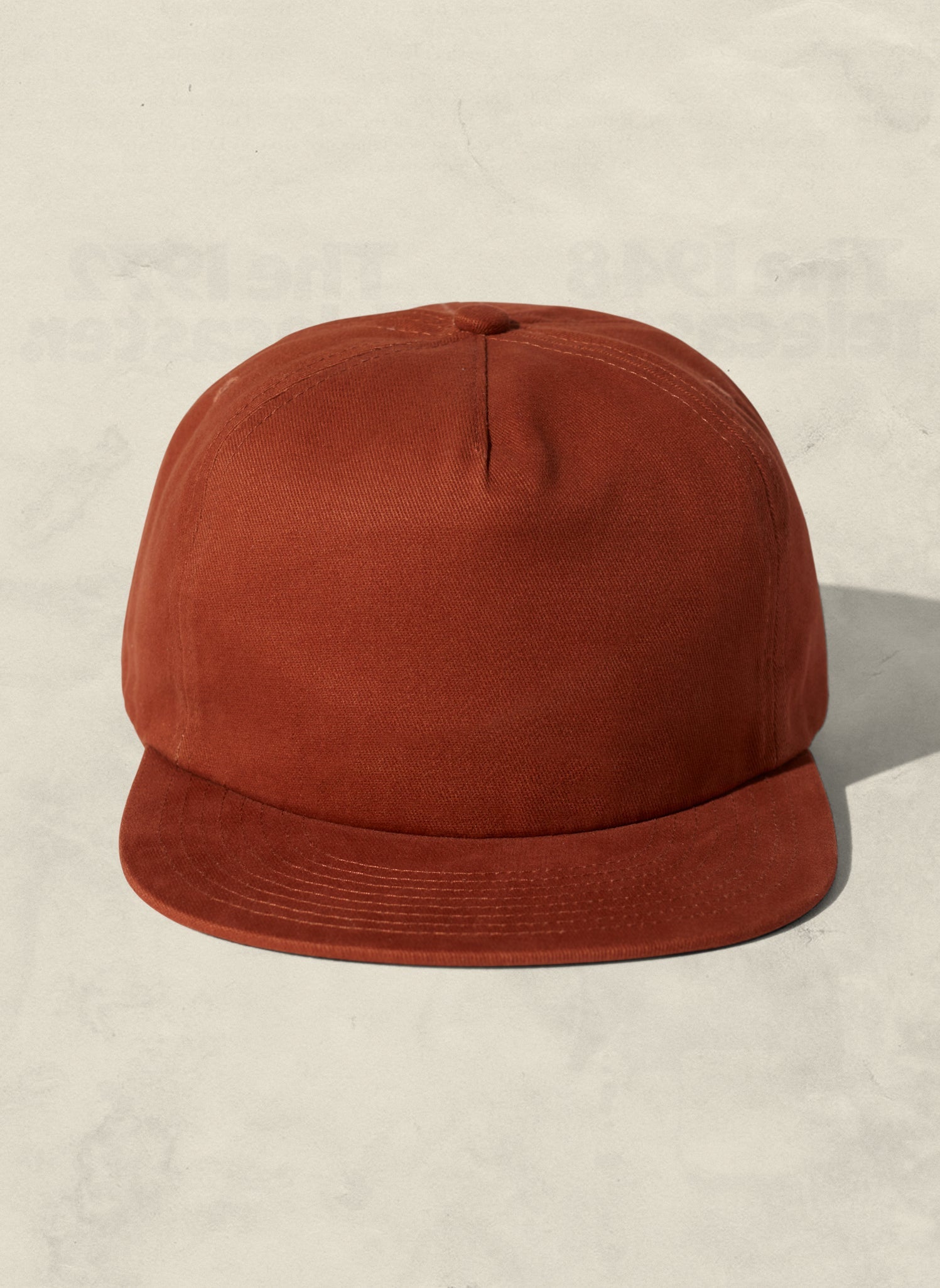 Brushed Cotton 5-Panel Field Trip Snapback Hat Adjustable Closure