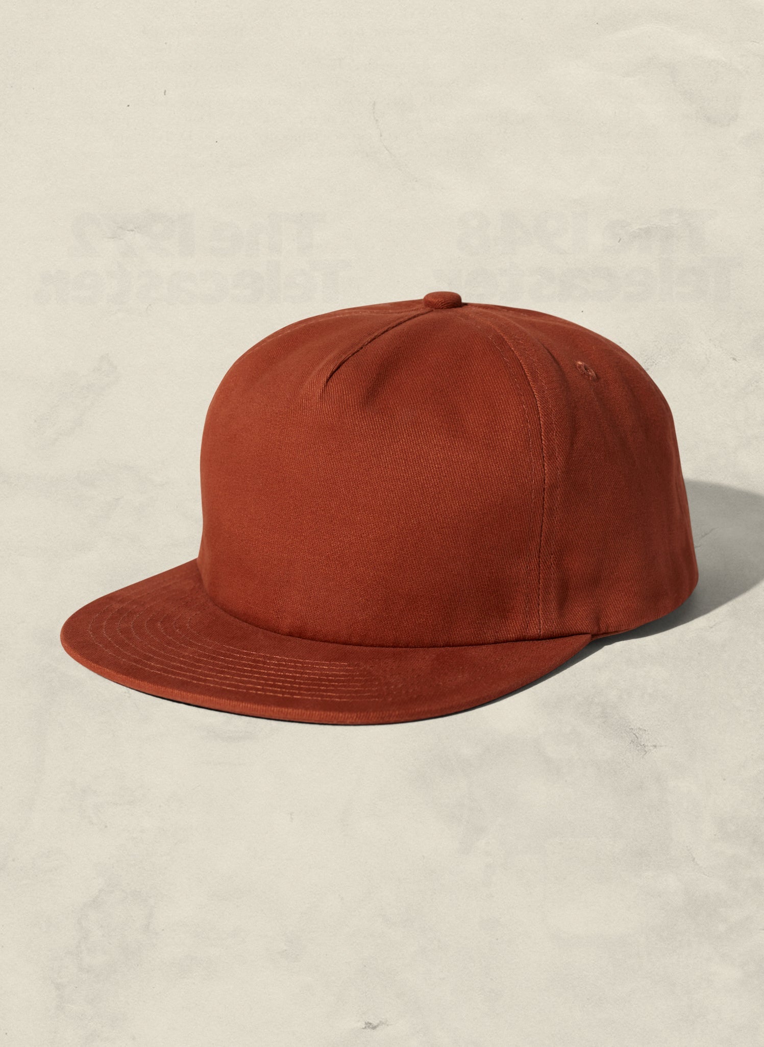 Brushed Cotton 5-Panel Field Trip Snapback Hat Adjustable Snapback Closure