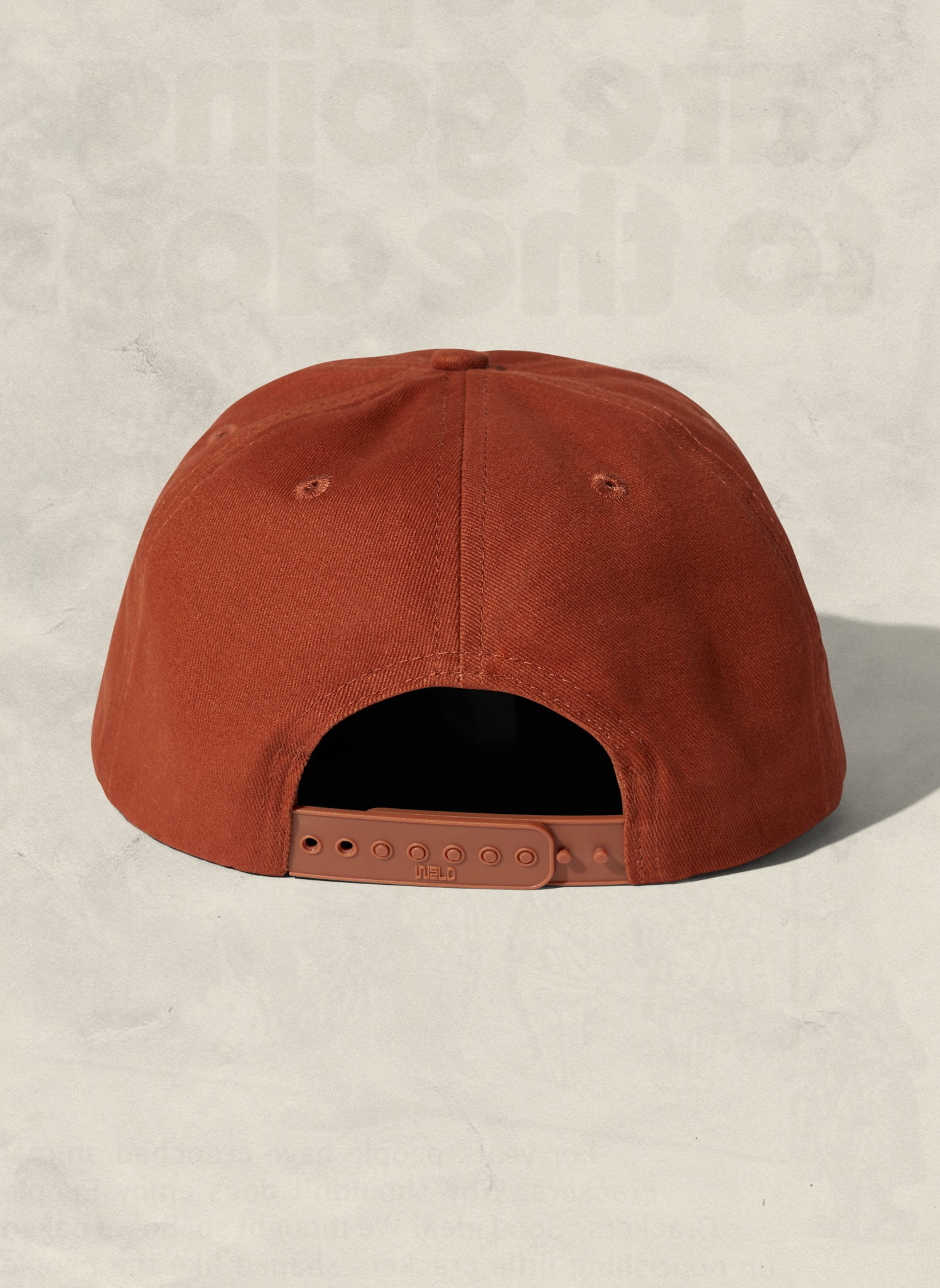 Brushed Cotton 5-Panel Field Trip Snapback Hat Adjustable Closure