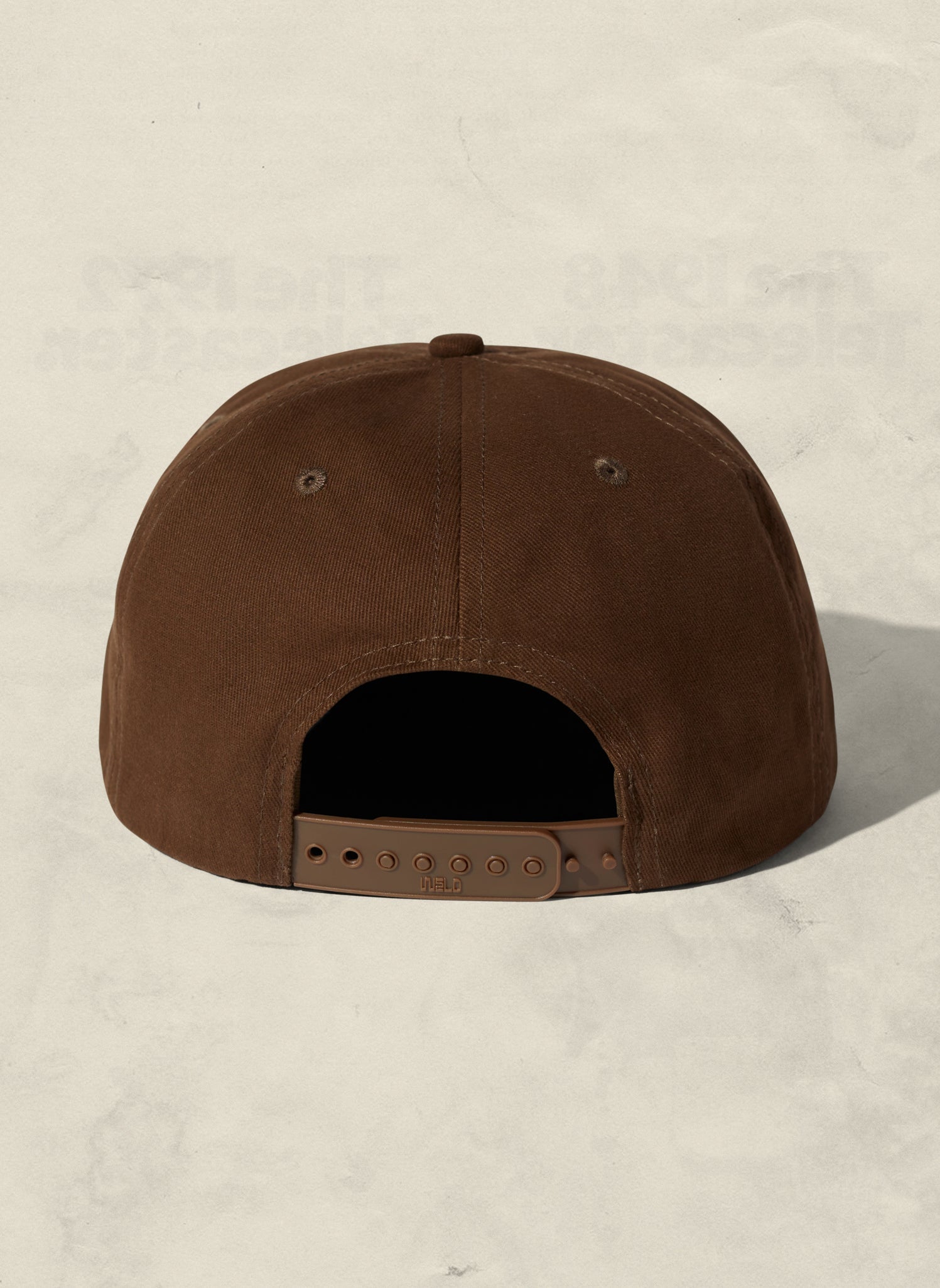 Brushed Cotton 5-Panel Field Trip Snapback Hat Adjustable Closure