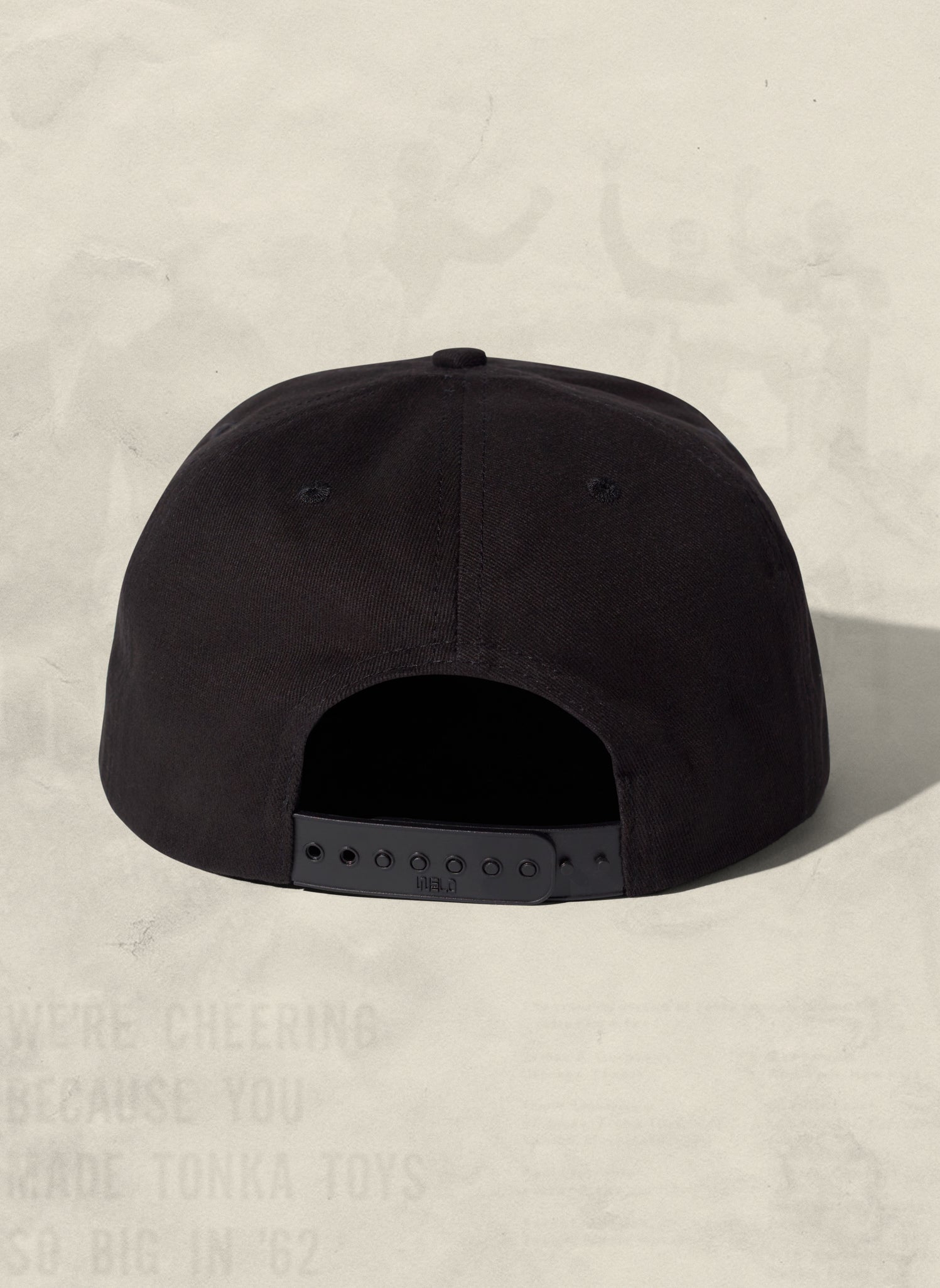Brushed Cotton 5-Panel Field Trip Snapback Hat Adjustable Snapback Closure