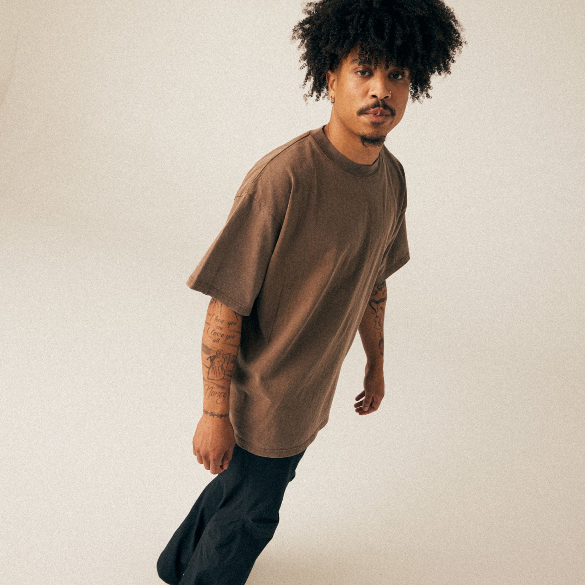 Premium Heavyweight Cotton Oversized Drop Shoulder Short Sleeve T-Shirt 7.5oz