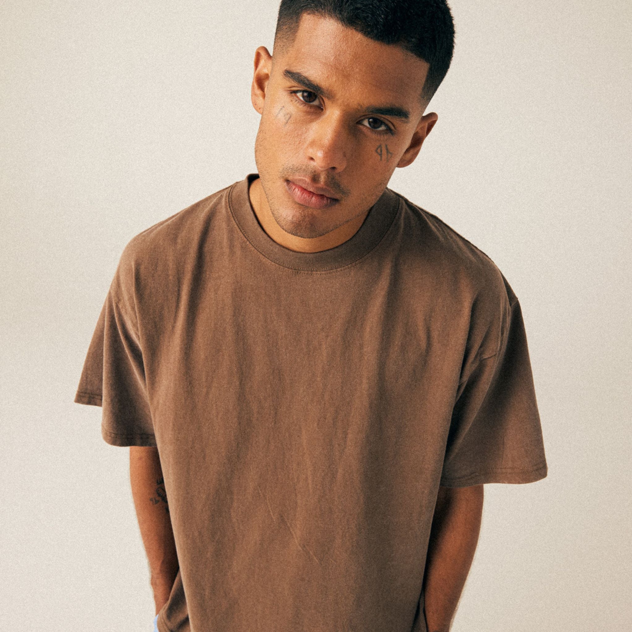 Premium Heavyweight Cotton Oversized Drop Shoulder Short Sleeve T-Shirt 7.5oz