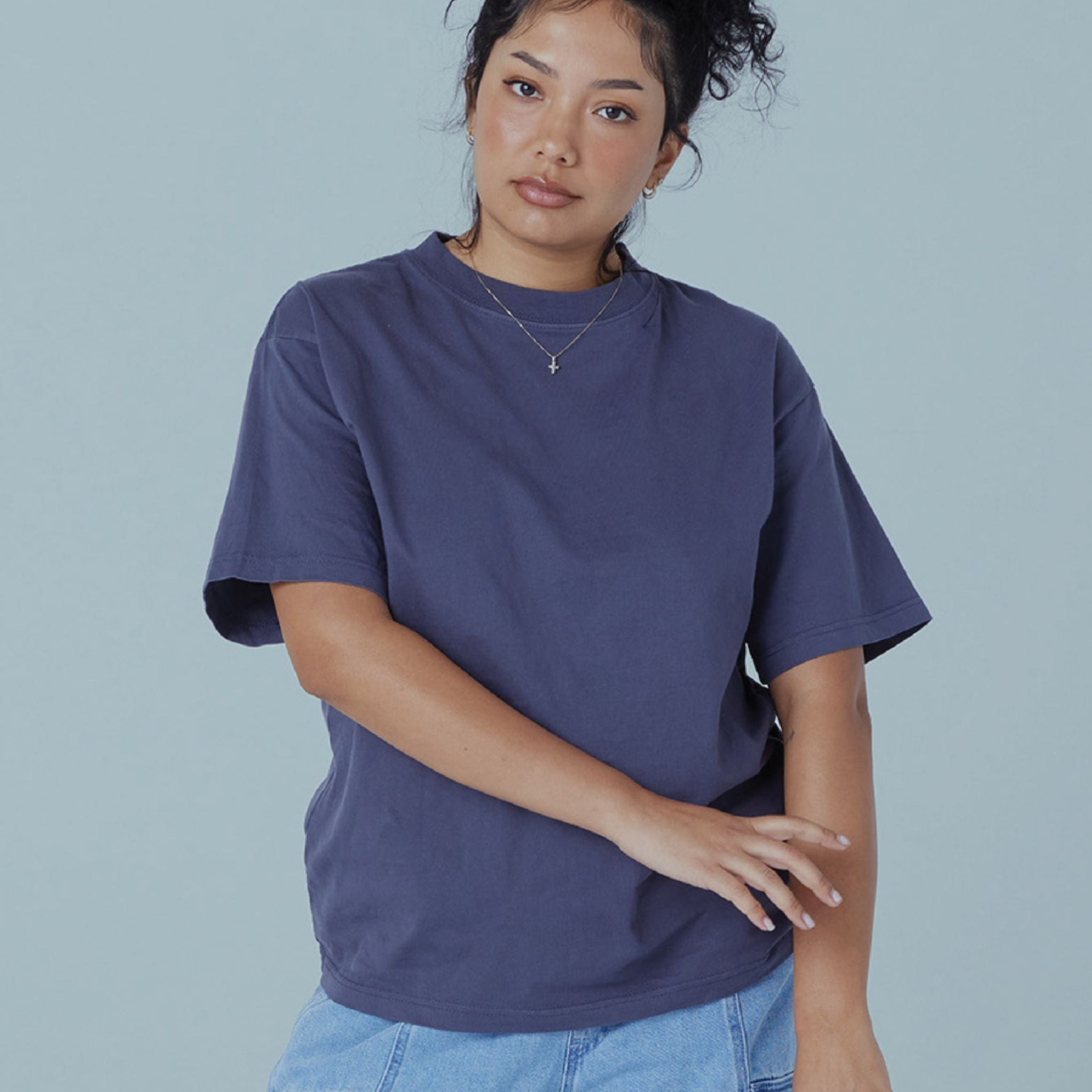 Premium Heavyweight Cotton Oversized Drop Shoulder Short Sleeve T-Shirt 7.5oz
