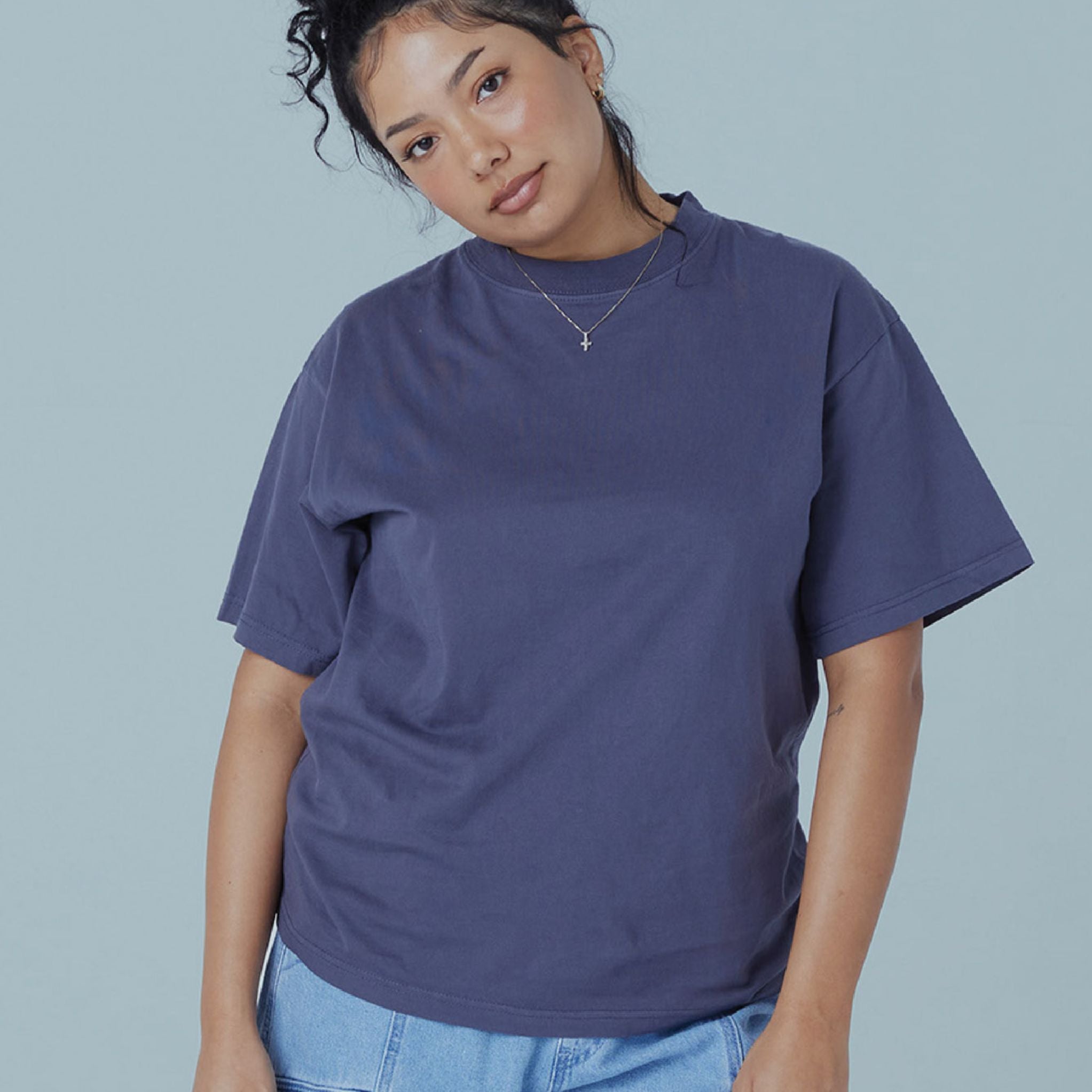 Premium Heavyweight Cotton Oversized Drop Shoulder Short Sleeve T-Shirt 7.5oz