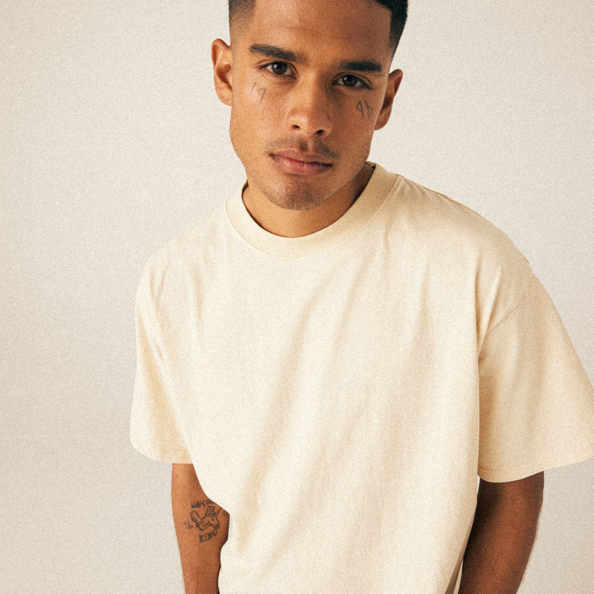 Premium Heavyweight Cotton Oversized Drop Shoulder Short Sleeve T-Shirt 7.5oz